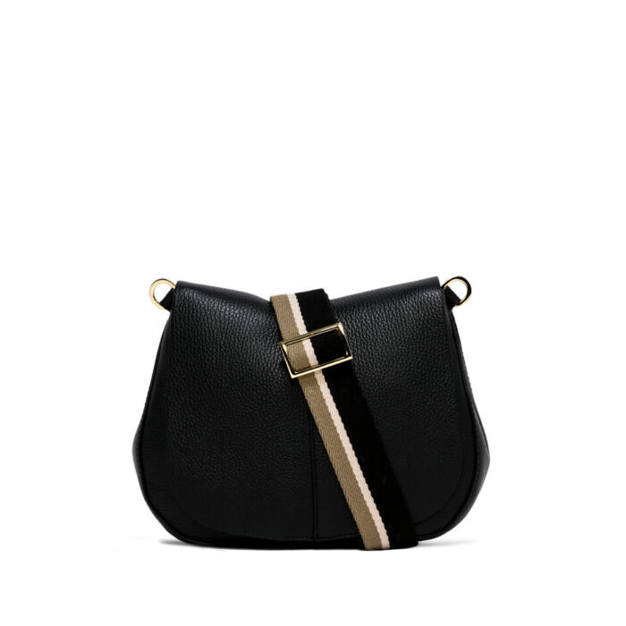 Borsa Gianni Chiarini Helena Round BS 6036 - Pelle Martellata - Nera