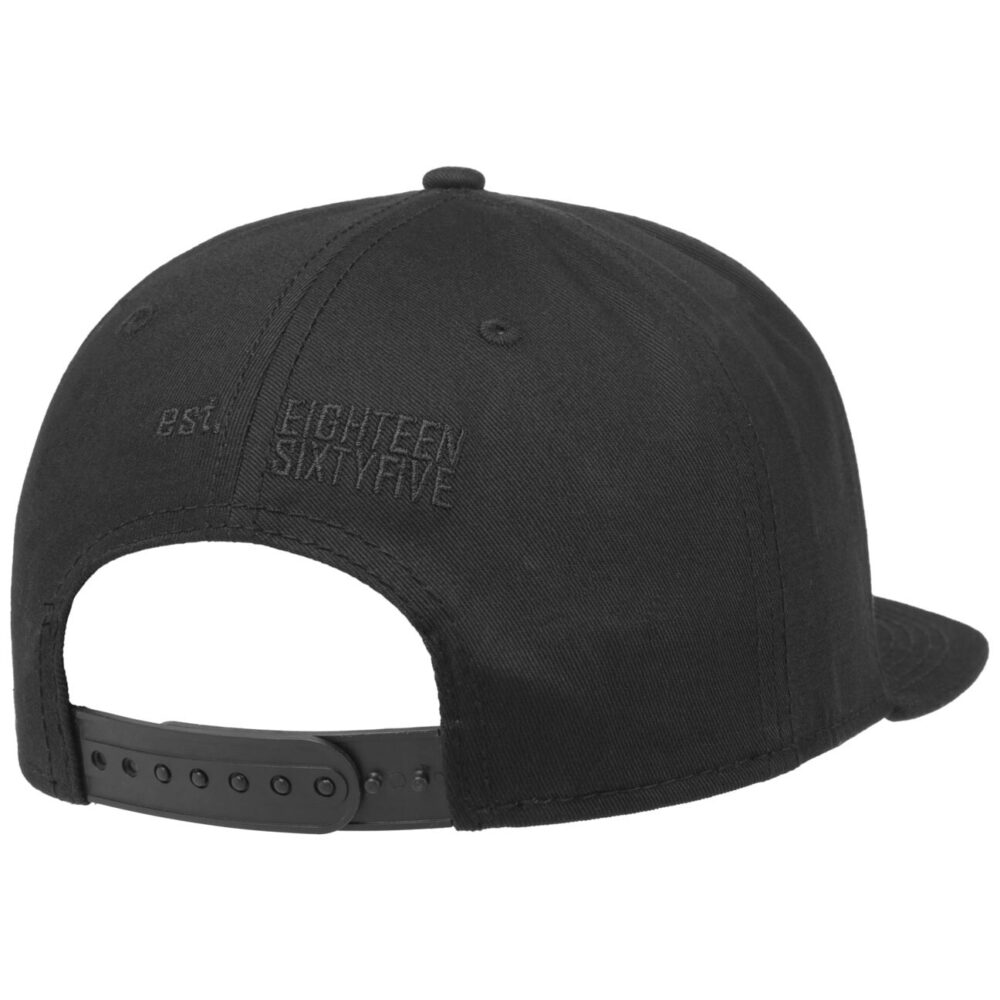 Cappellino Stetson Black Lettering in Cotone - Nero - Regolabile - 57682 - immagine 5