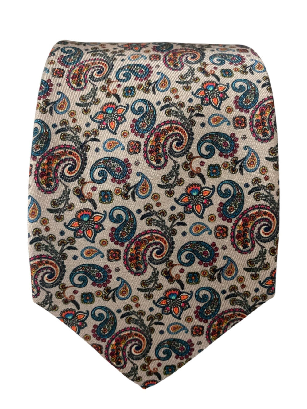 Cravatta fantasia Paisley - Castaldo 1880 - 100% seta