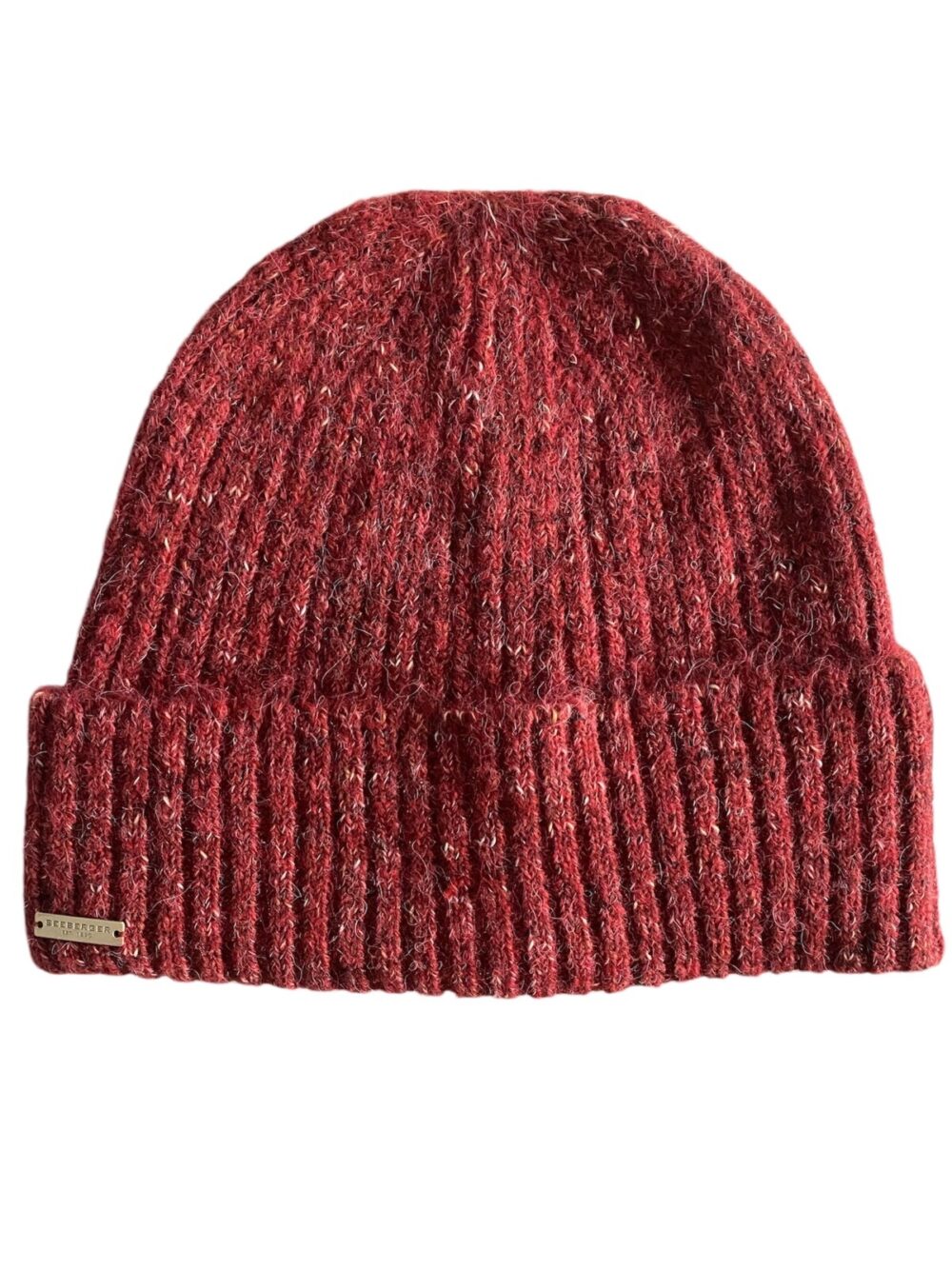 Berretto Beanie in lana Seeberger - 22 Wine red - 01912900000